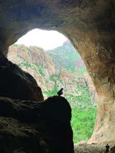 Shade Smith in a Chiricahua Mountains cave