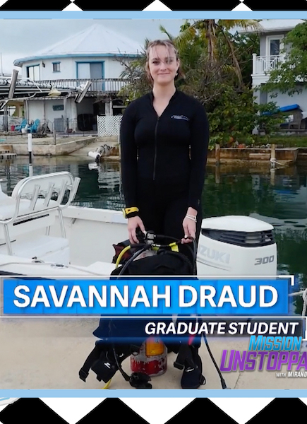 A photo of graduate student Savannah Draud