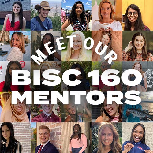 Meet Our BISC 160 Mentors